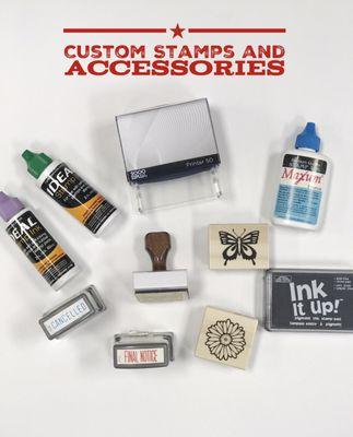 Address stamps and accessories