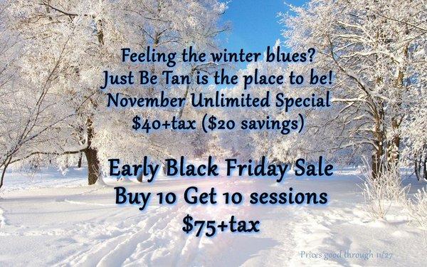 November Specials!