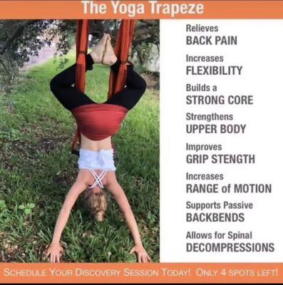 Trapeze Yoga, the best fun exercise