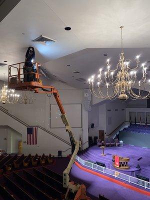 Lighting for Grand Church