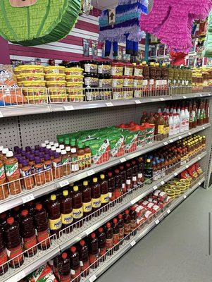 We carry various chamoys and salsas