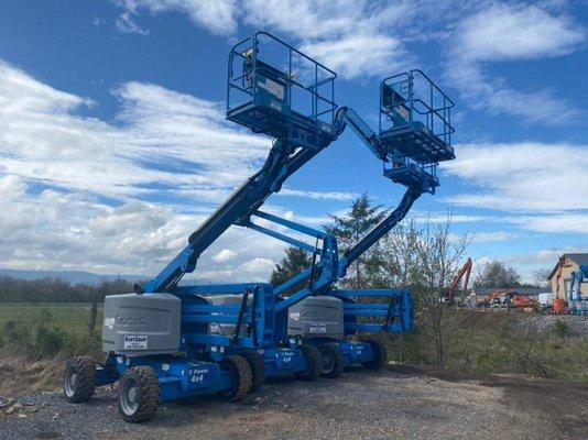 A few of our boom lift rentals.