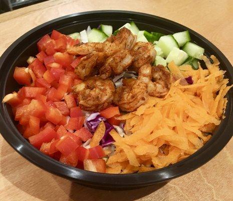 Shrimp power bowl