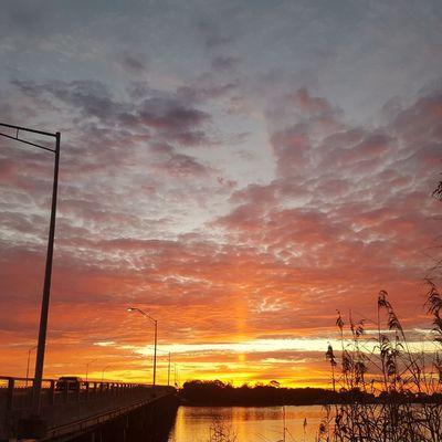 At the Shalimar Bridge sunset