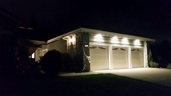 LED Can Lighting at Garage