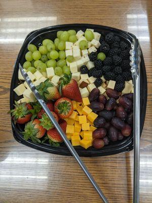 Fruit n cheese tray