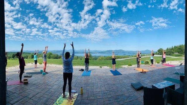 A beautiful weekend of yoga at The Barn At The Top Of The World in Newport, Vermont.