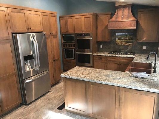 Newly remodeled kitchen