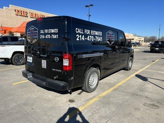 The Brighter Electric LLC Work Vehicle, getting supplies at a Home Depot in North Richland Hills, TX