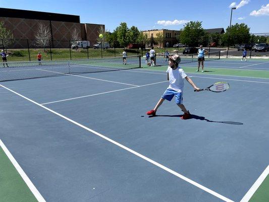 Tennis anyone - at Peak to Peak High School