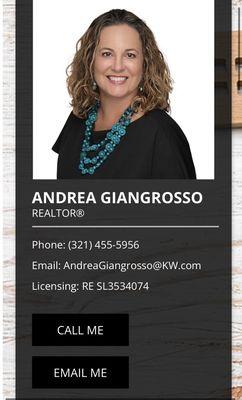 Andrea Giangrosso - Keller Williams Realty Brevard