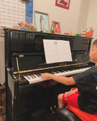 A piano lesson