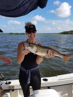 Women catch fish too !