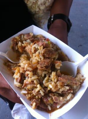 Jambalaya @ the Cured booth at Echale.