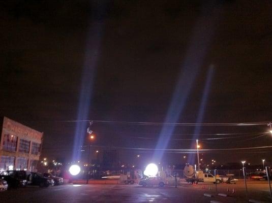 We have a large fleet of Searchlights . No job is to big or to small . Call Andy Griffin for your next event.