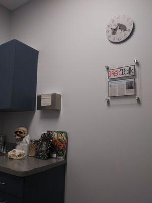 Exam room with Halloween decor