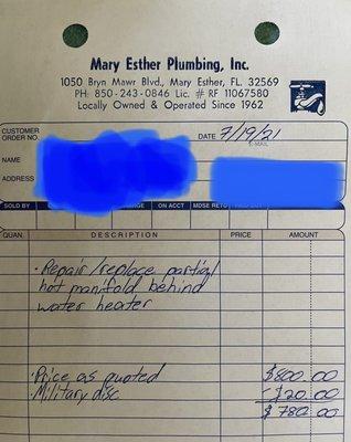 Mary Esther Plumbing