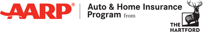 The Hartford/AARP Auto and Home insurance program logo