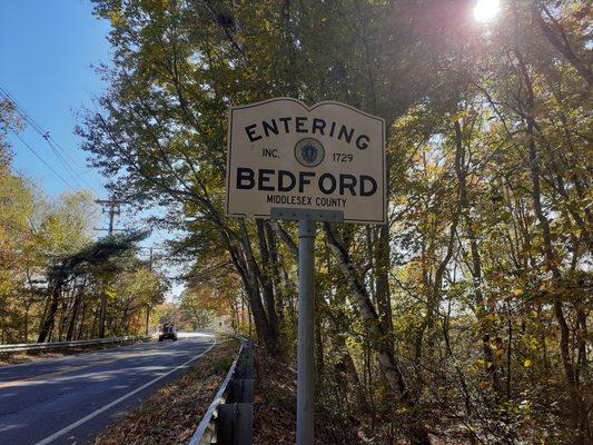 Entering Bedford from Carlisle.