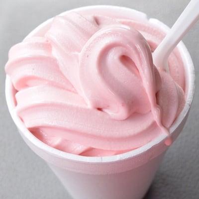 Alpine Strawberry Frozen Yogurt: Our Yogurt Shoppe