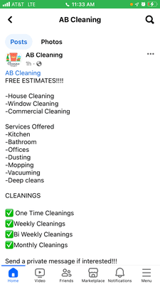 W. J. Cleaning  Services