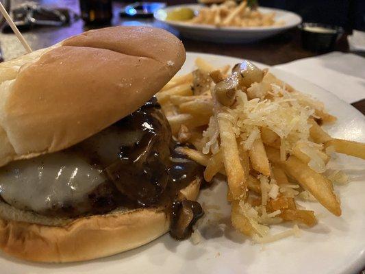 Mushroom & Swiss Burger