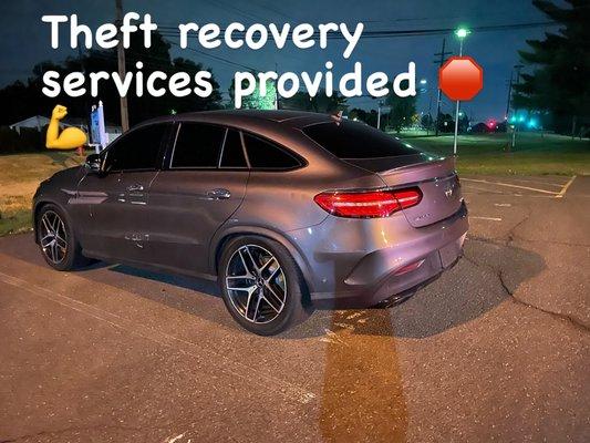 We do asset theft recovery in tristate area and surrounding communities