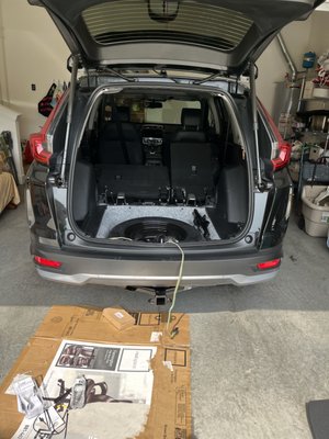 Hitch and wiring install