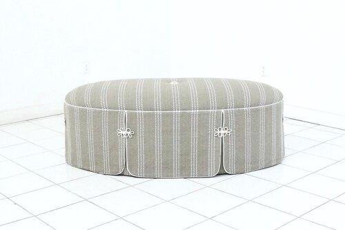 Custom Dressmaker Skirt Ottoman