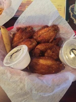 Mango habanero wings. Wow. Wow. Wow.