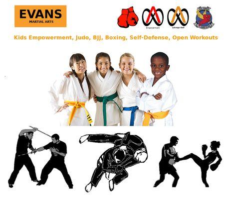 Empowerment, Boxing, BJJ, Judo, Self-Defense, Open Workouts