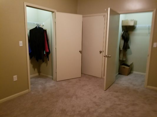 Master closets