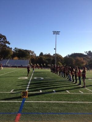 USC Trojan Marching Band taking over Alcalanes HS for the 2013 Weekender