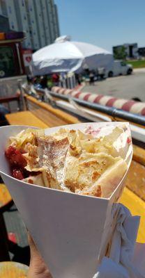 Eat your Monte Cristo from inside the truck for the best experience!