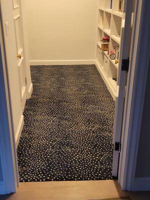 Closet Carpet - Prestige Mills Carpet Style Derning Color Blue