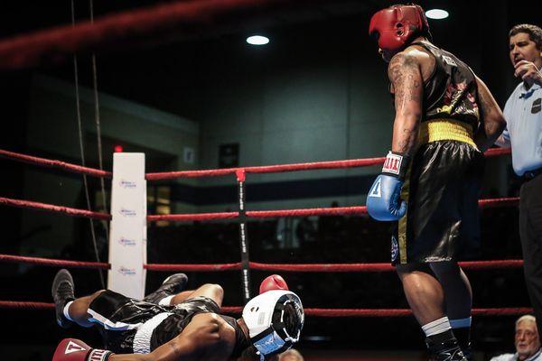 ACTION SHOT!!!! TEXAS GOLDEN GLOVES !