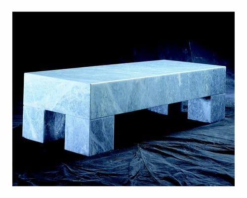 Canadian Blue Quartzite Parsons table