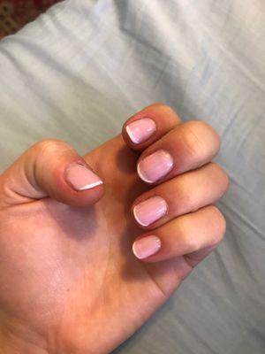 French gel manicure