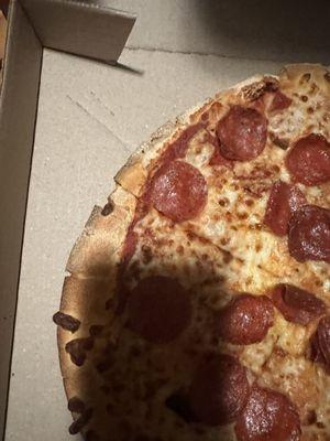 Missing crust when delivered?