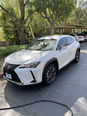 2022 lexus ux 200 outside wash only