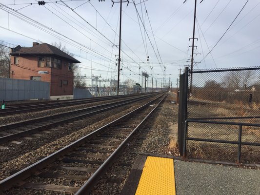 Looking south towards the bridge