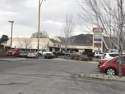 Tuesday, March 19, 2019: view of Winnie Lane Center from across the street in the CVS parking lot.