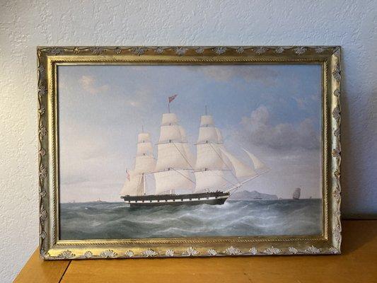 Traditional framing on oil paintings