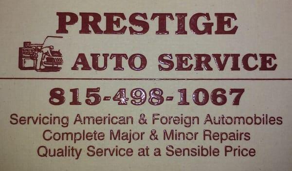 Prestige Auto Inc