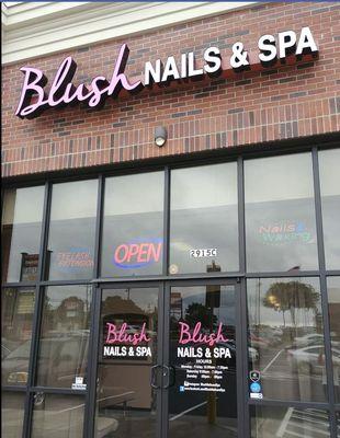 Blush Nail Salon Store Front