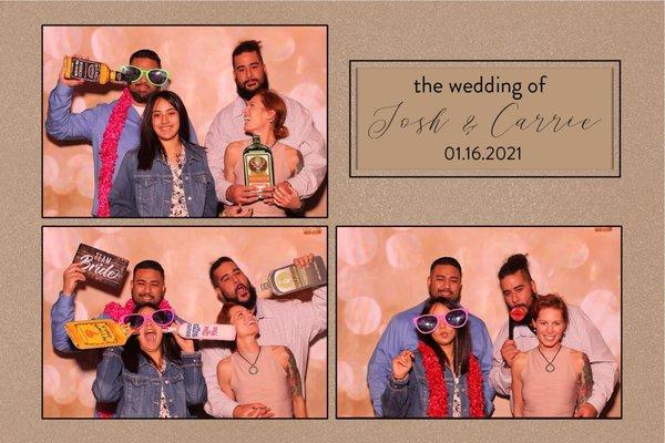 A photo booth brings out the fun in everyone.