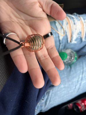 green aventurine necklace