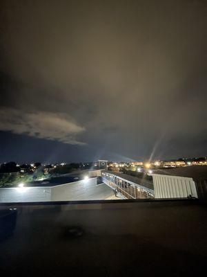 View from rooftop deck