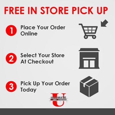 Shop online, free in-store pickup www.ultimatenutritiononline.com