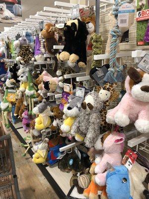 The reason I stop here ... pet toys!  Reasonable prices